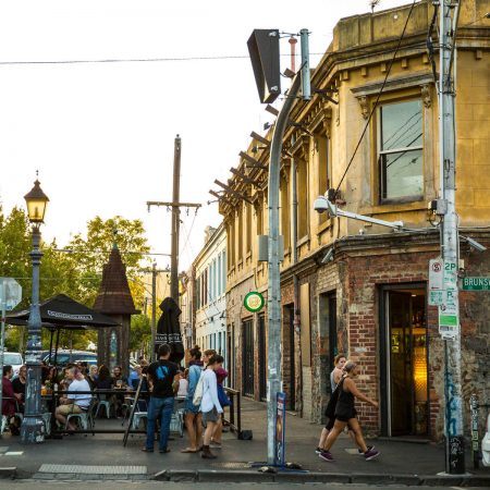 A short walk from our location at The Mansion Melbourne are cool pubs in Brunswick Street, Fitzroy.